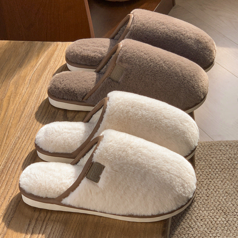 Plush Warm Non-slip Slippers