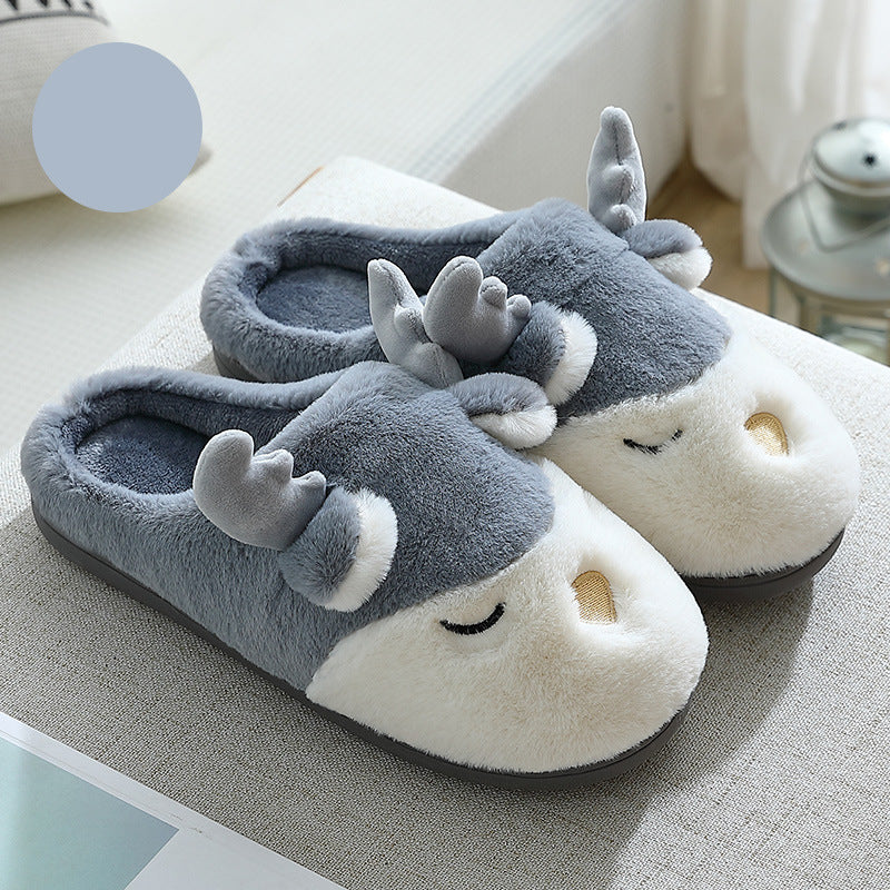 Plush Animal Home Slippers