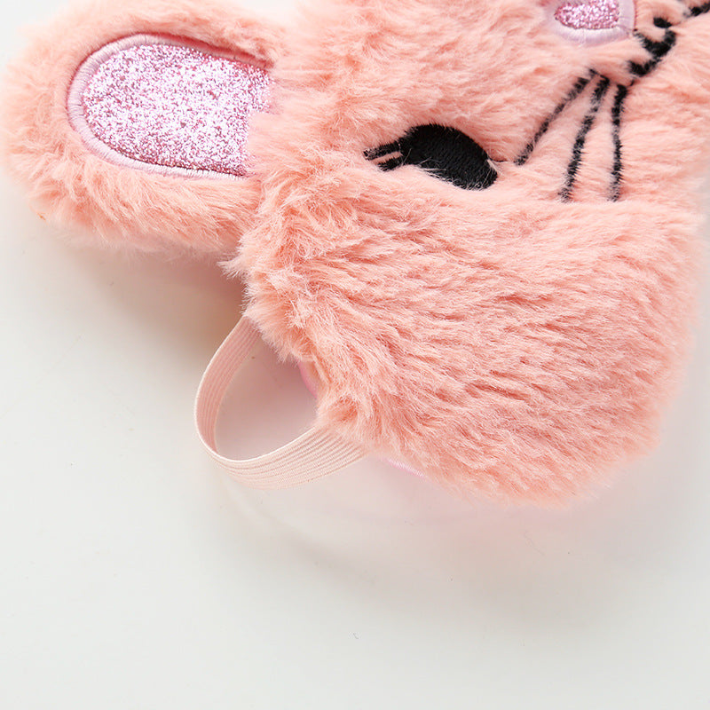 Shading Protective Crown Grizzly Bear Sleep Cartoon Soft Eye Mask