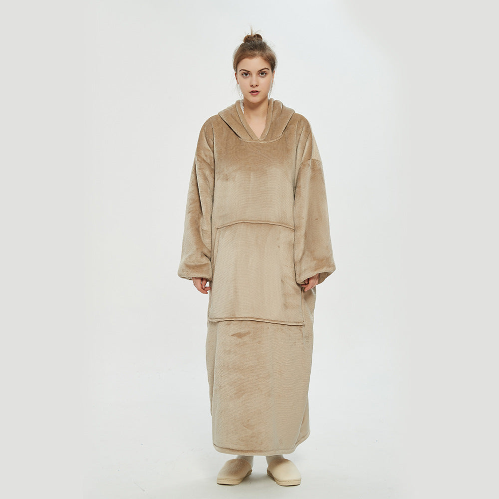 Women's Hooded Blanket Robe