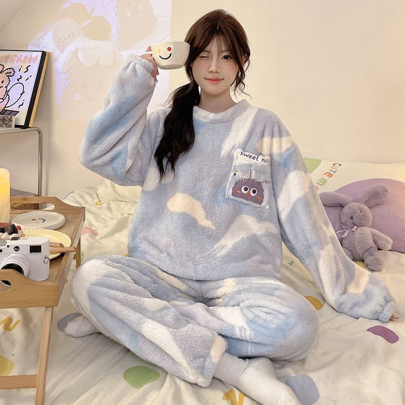 Fleece Coral Fleece Women's Pajama Set