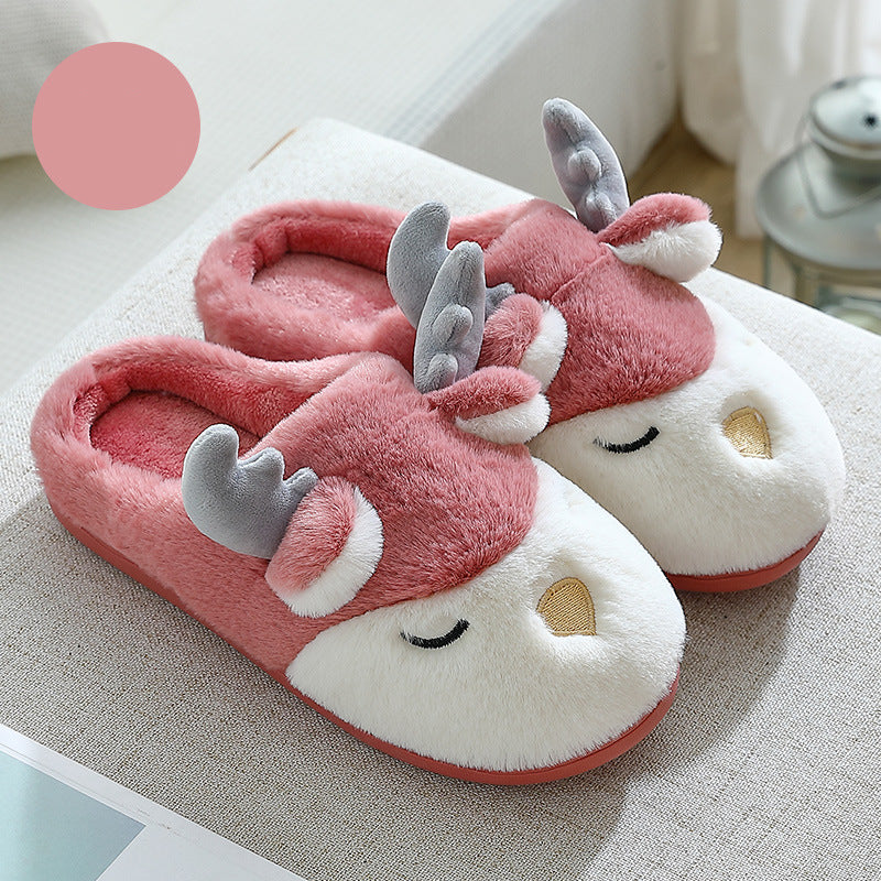 Plush Animal Home Slippers