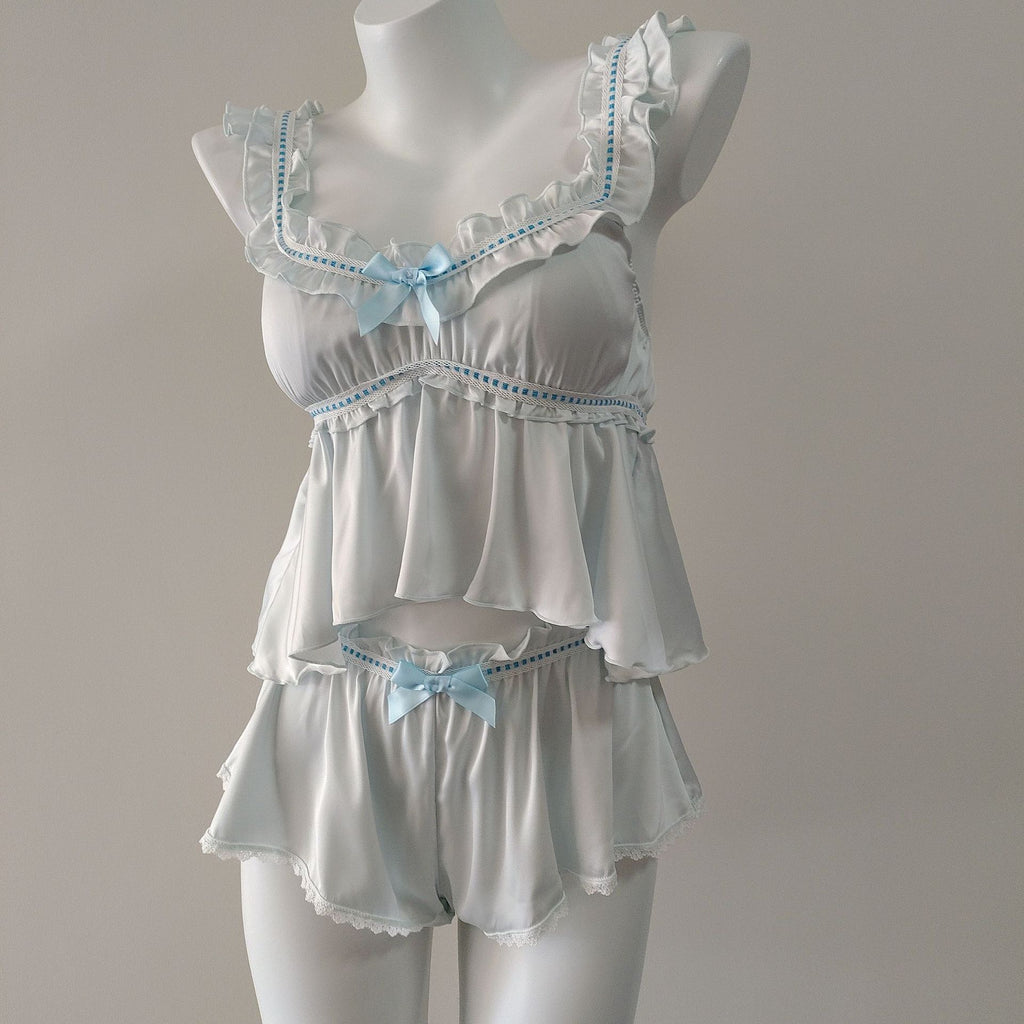 Silk Backless Camisole Nightgown