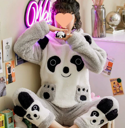 Thickened Hooded Warm Suit