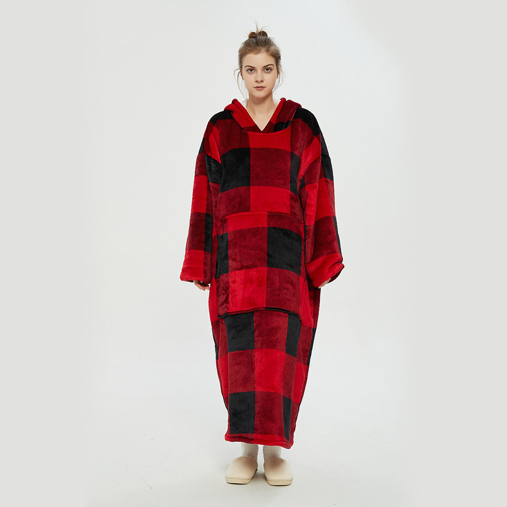 Women's Hooded Blanket Robe