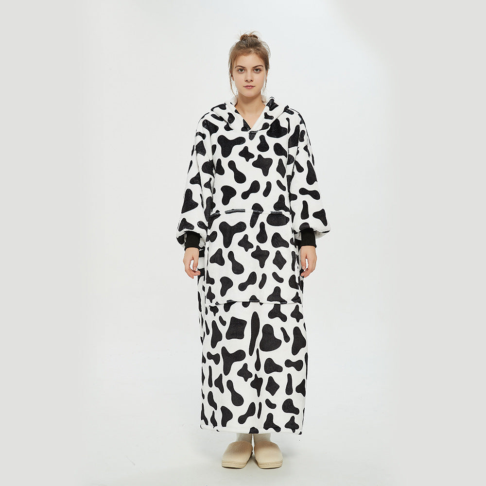 Women's Hooded Blanket Robe