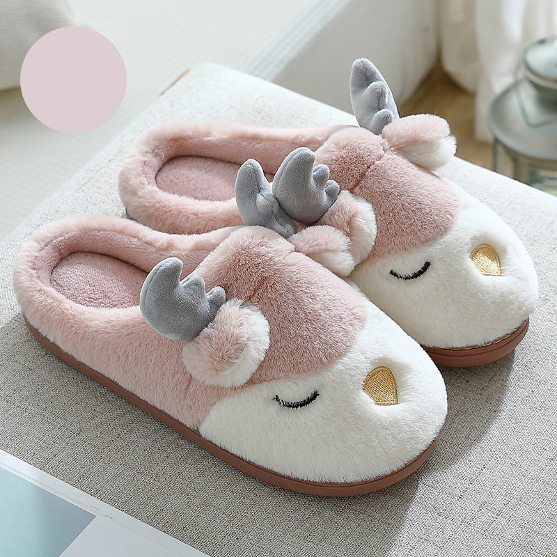 Plush Animal Home Slippers