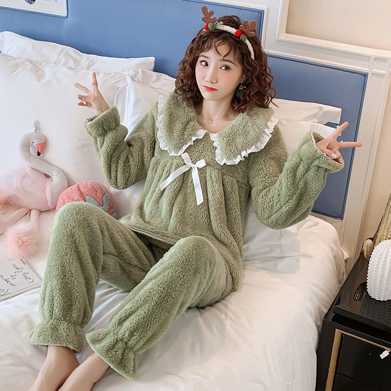 Fleece Thick Plush Pajamas