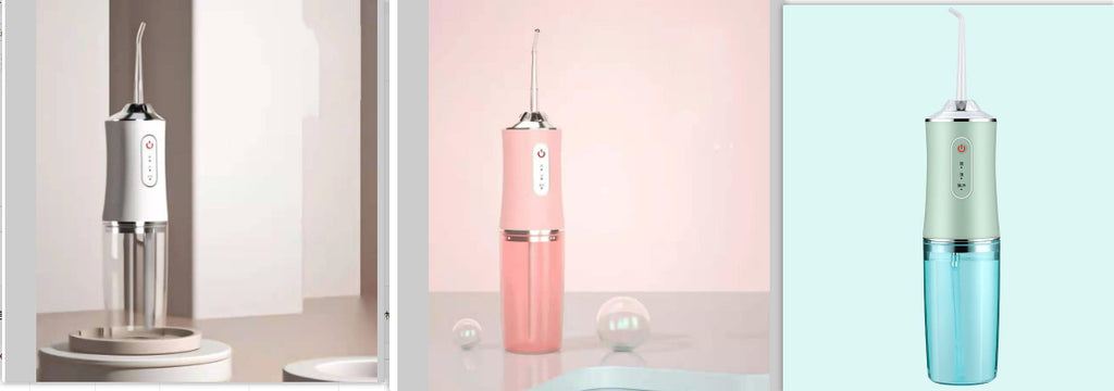 Oral Irrigator 3 Modes USB Rechargeable Water Floss Portable Dental Water Flosser Jet 240ml Dental Teeth Cleaner
