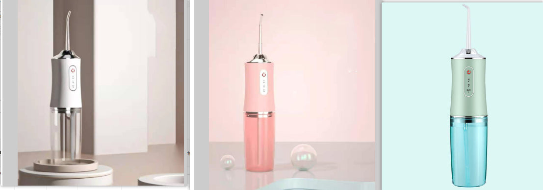 Oral Irrigator 3 Modes USB Rechargeable Water Floss Portable Dental Water Flosser Jet 240ml Dental Teeth Cleaner