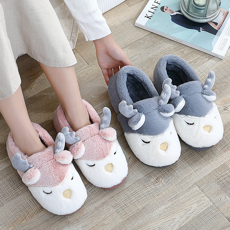Plush Animal Home Slippers
