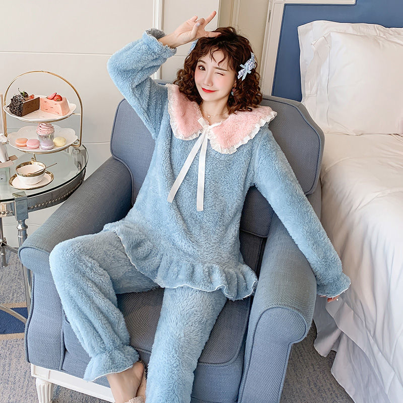 Fleece Thick Plush Pajamas